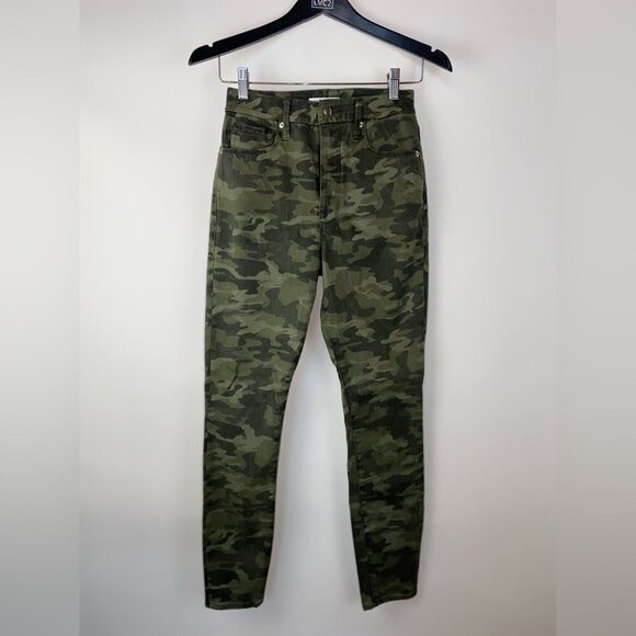 Good American Good Waist Skinny Jeans in Camo GW001PT 4/27 - Picture 2 of 12